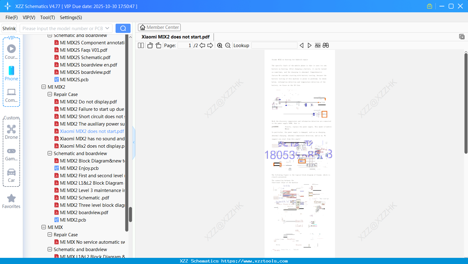 Xiaomi MIX2 Does Not Start